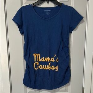 Cafepress “Mama’s cowboy” maternity shirt